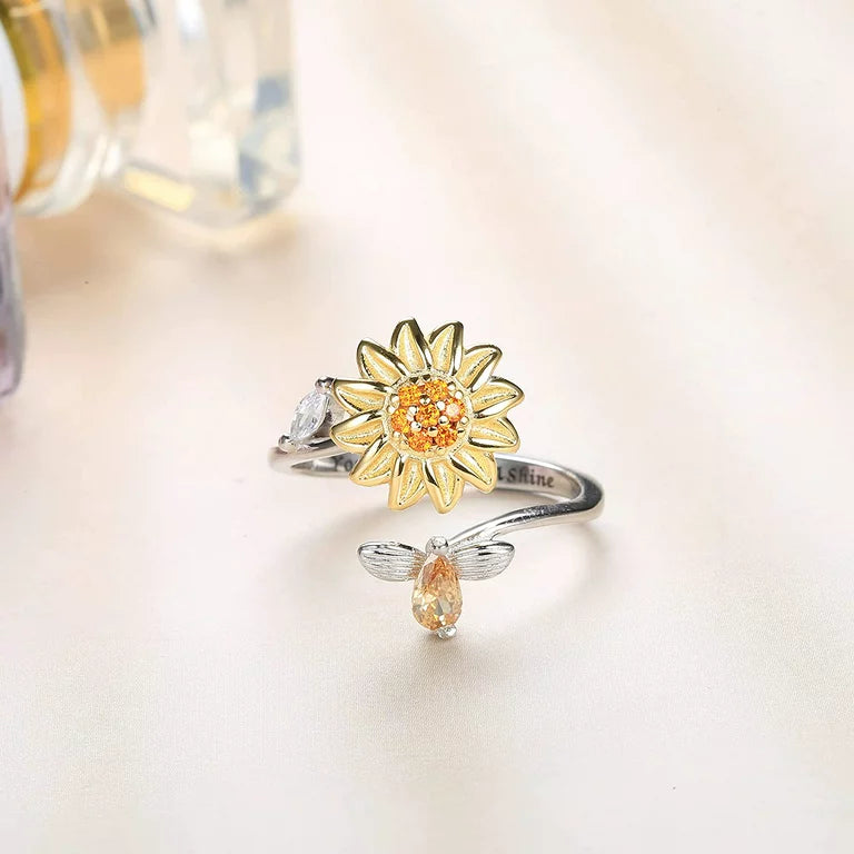 Sunflower Worry Ring