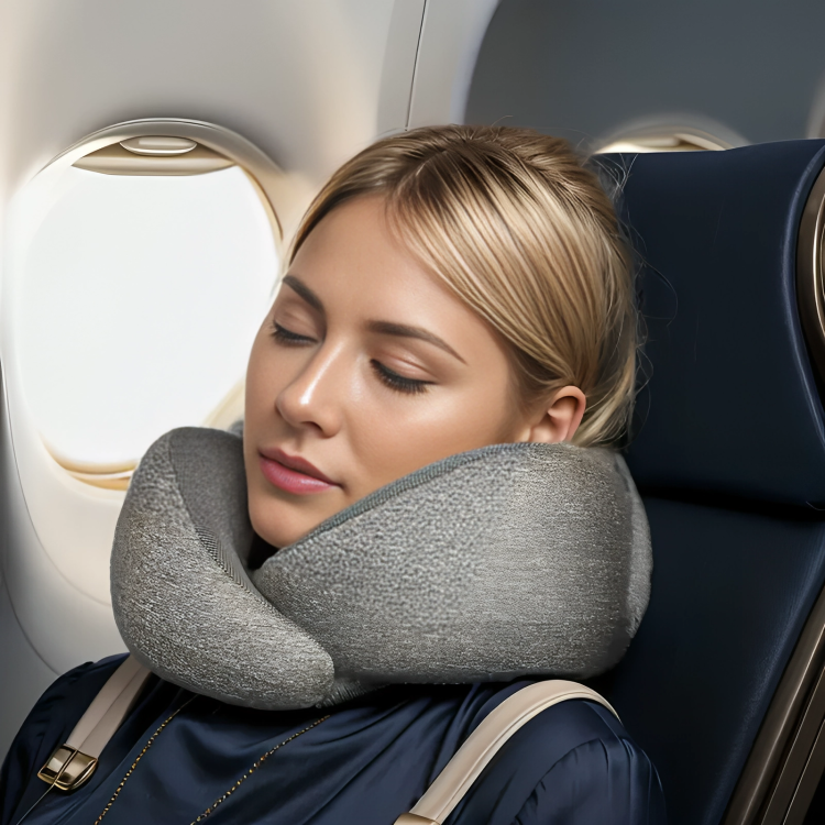 Luxury Travel Pillow + FREE Waterproof Carry Bag