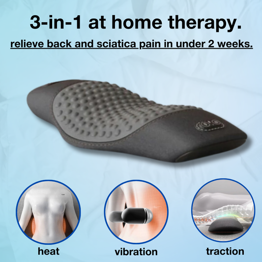 3-IN-1 LUMBAR MASSAGER PILLOW - 50% OFF TODAY