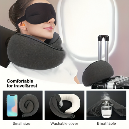 Luxury Travel Pillow + FREE Waterproof Carry Bag