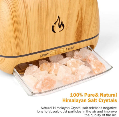 Flame Himalayan Salt Lamp Diffuser