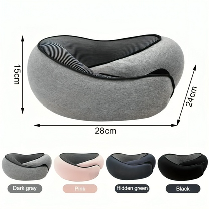 Luxury Travel Pillow + FREE Waterproof Carry Bag