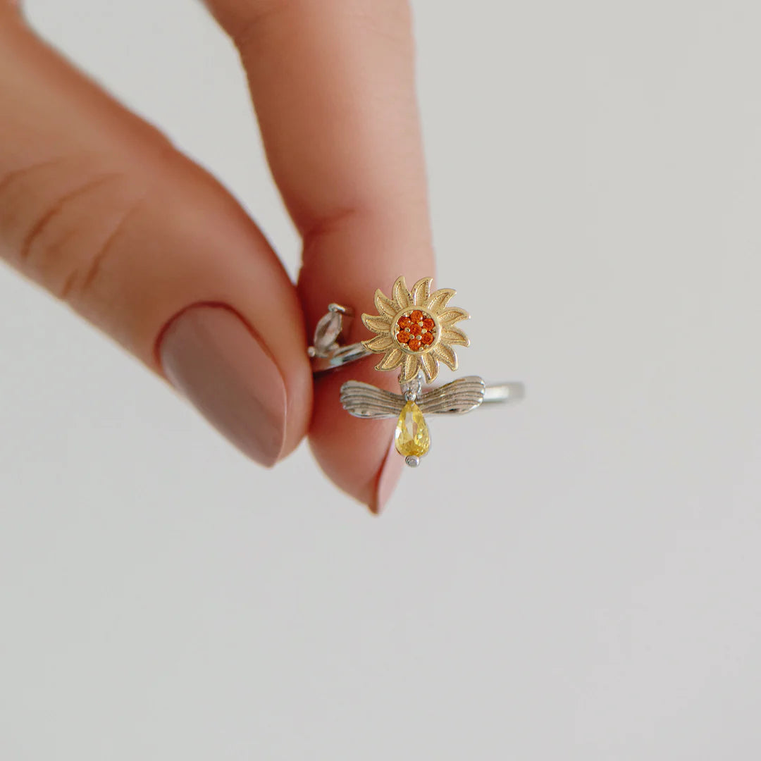 Sunflower Worry Ring