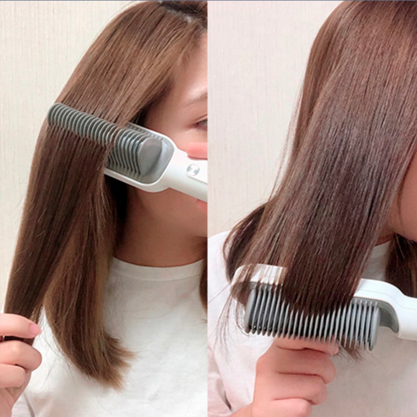 Sleek Hair Straightener Brush