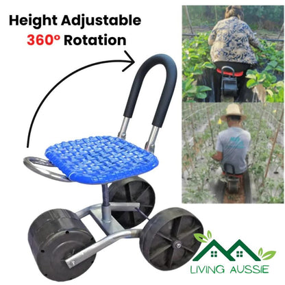 Rotatable Gardening Seat