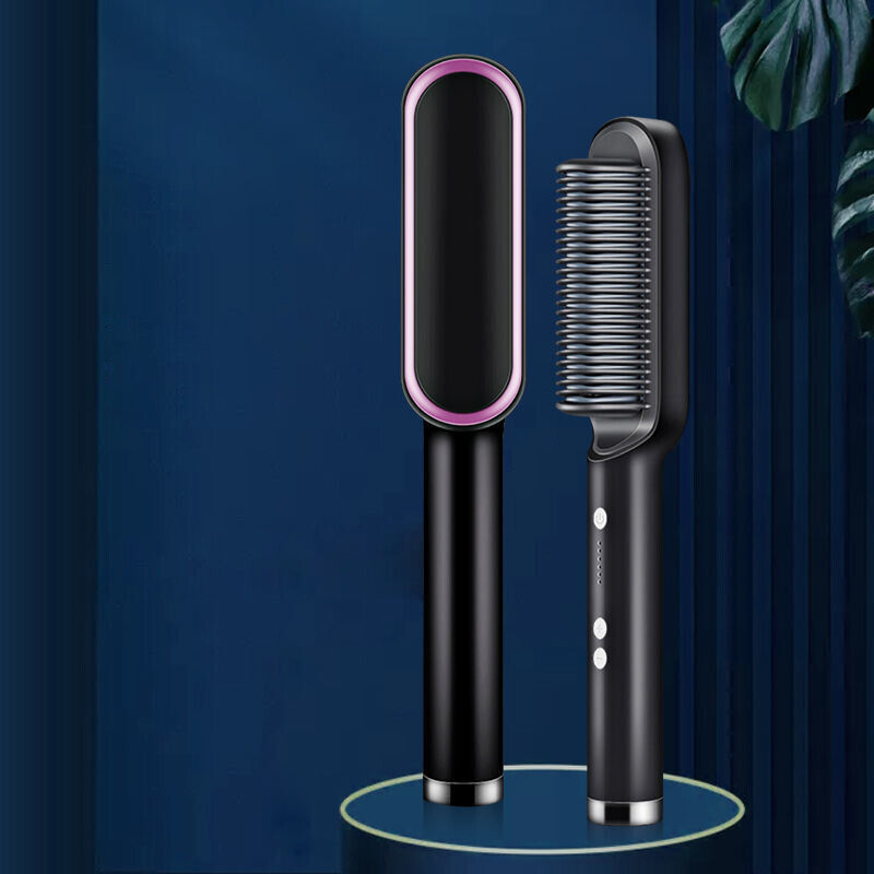 Sleek Hair Straightener Brush