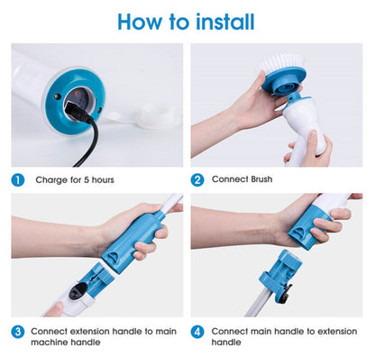 Cordless Electric Cleaning Scrubber